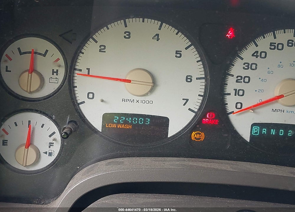 2002 DODGE RAM 1500 ST VIN: 1D7HA16N62J188664
