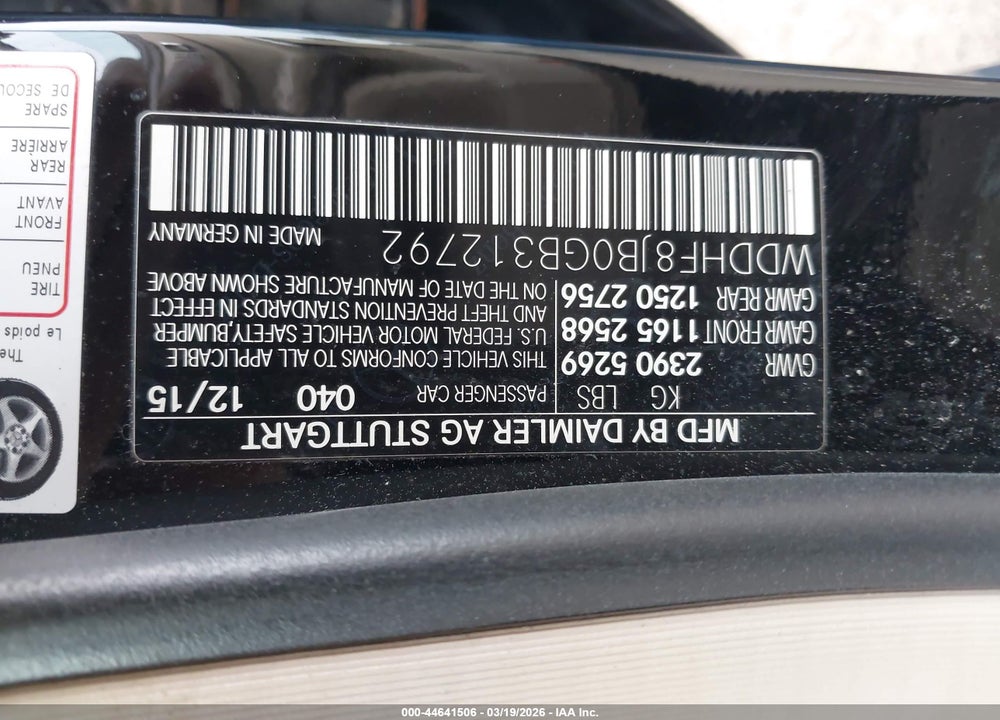 2016 MERCEDES-BENZ E 350 4MATIC VIN: WDDHF8JB0GB312792