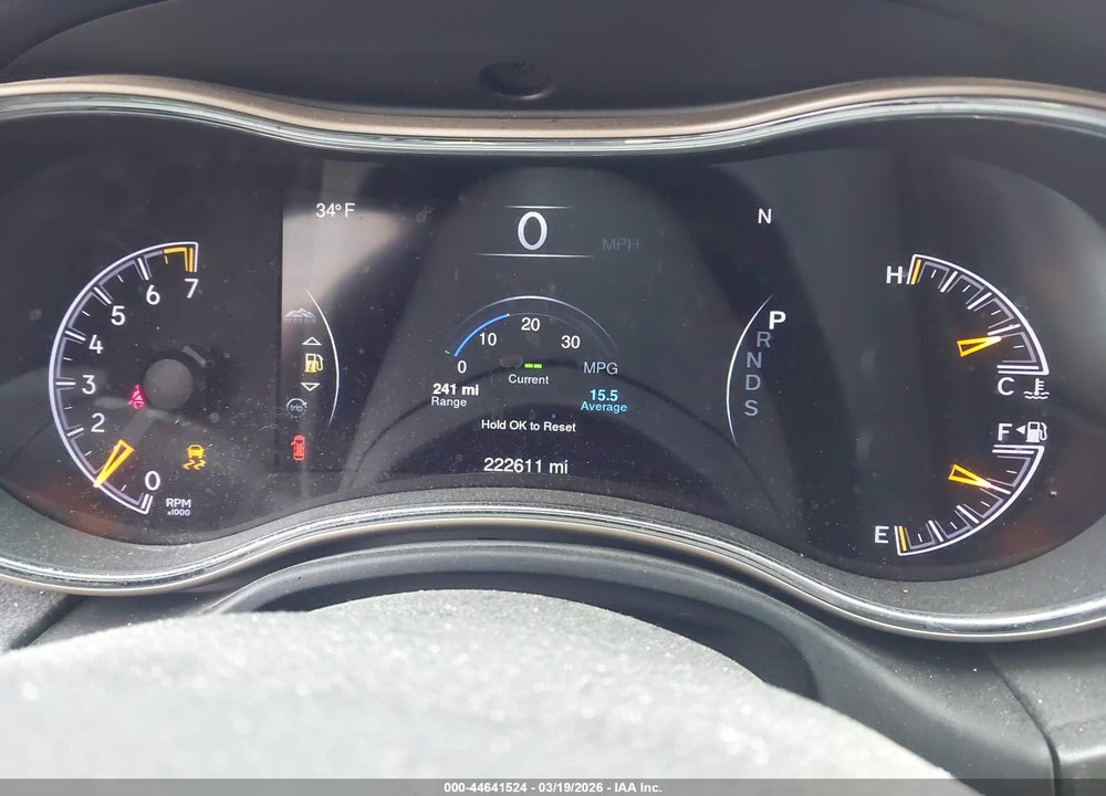 2015 JEEP GRAND CHEROKEE LIMITED VIN: 1C4RJFBG1FC797724