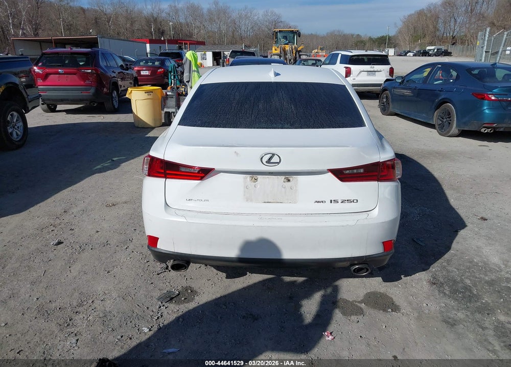 2014 LEXUS IS 250 VIN: JTHCF1D26E5004351
