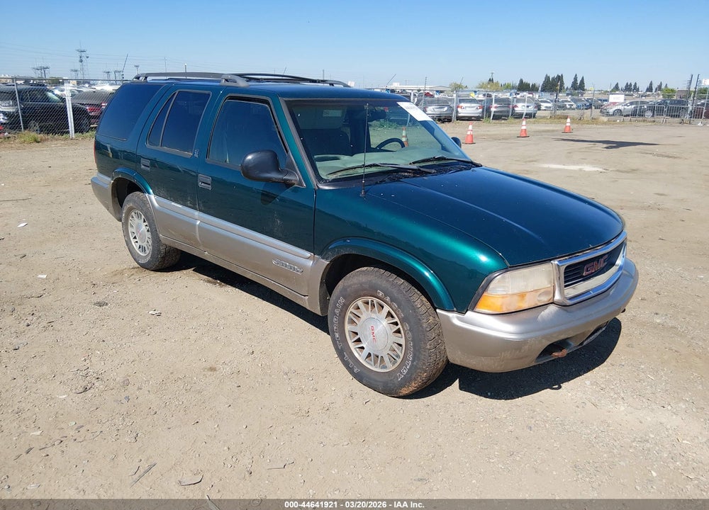 1998 GMC JIMMY SLE VIN: 1GKDT13W3W2539938