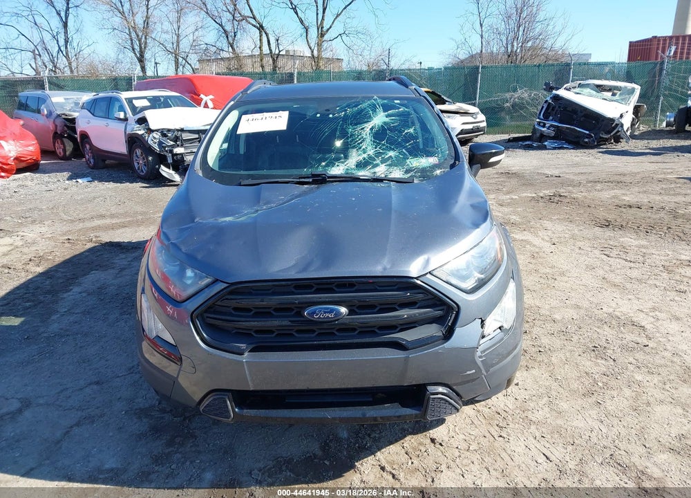 2019 FORD ECOSPORT SES VIN: MAJ6S3JL5KC260710