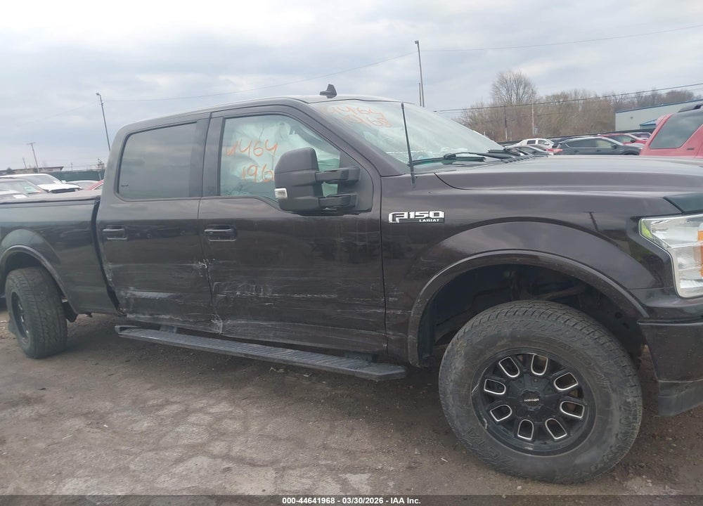 2018 FORD F-150 LARIAT VIN: 1FTFW1E57JFA22871