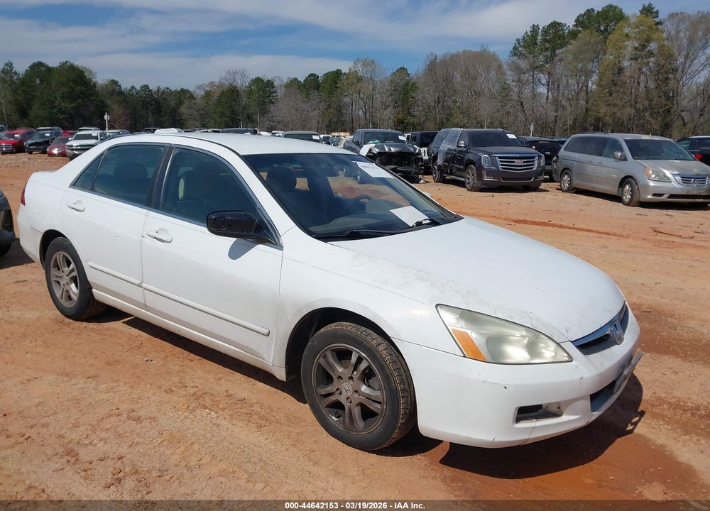 2007 HONDA ACCORD 2.4 SE VIN: 1HGCM56367A176590