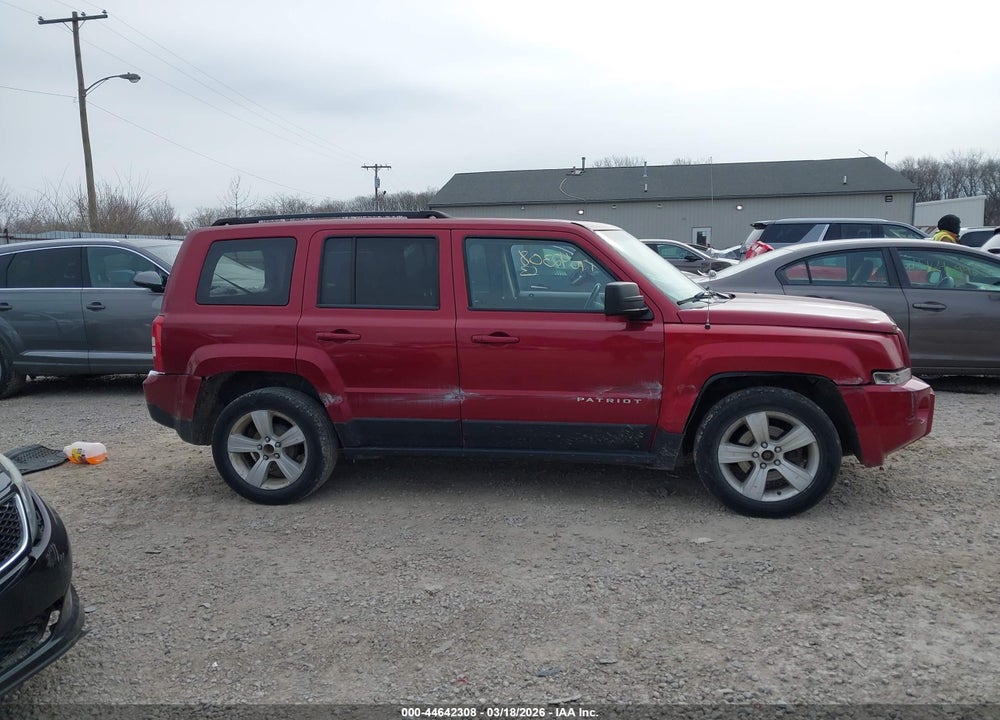 2017 JEEP PATRIOT LATITUDE FWD VIN: 1C4NJPFBXHD184601