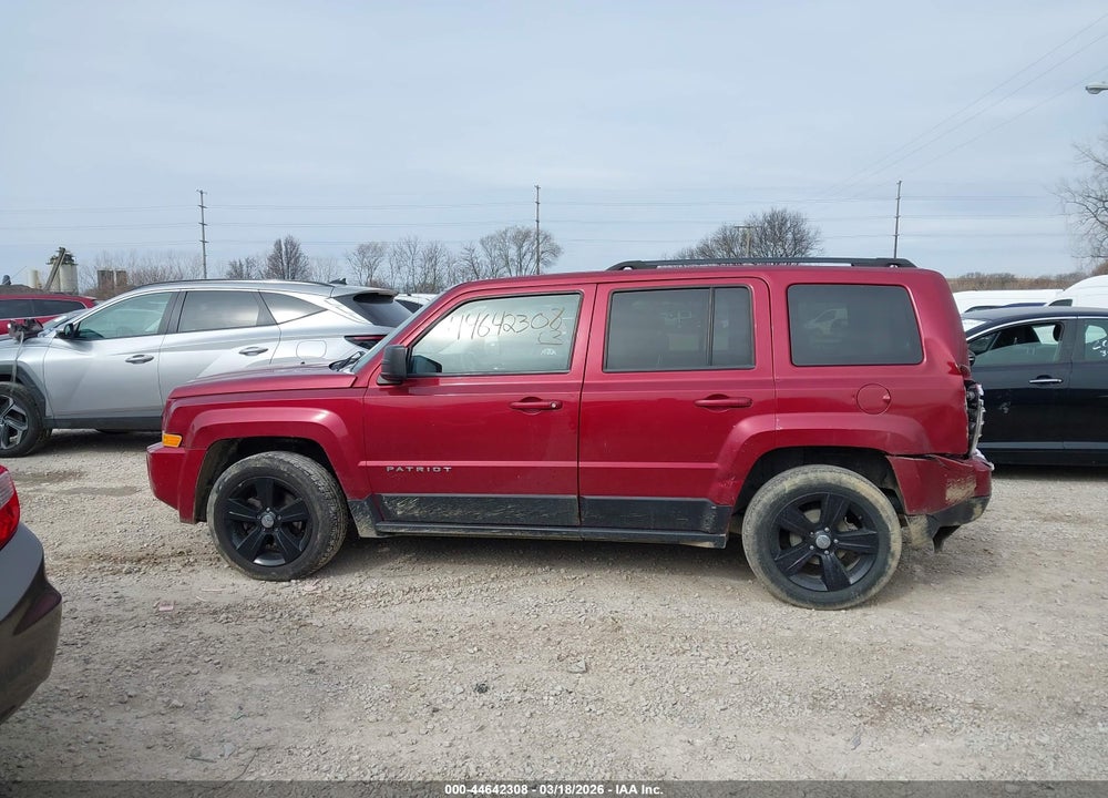 2017 JEEP PATRIOT LATITUDE FWD VIN: 1C4NJPFBXHD184601