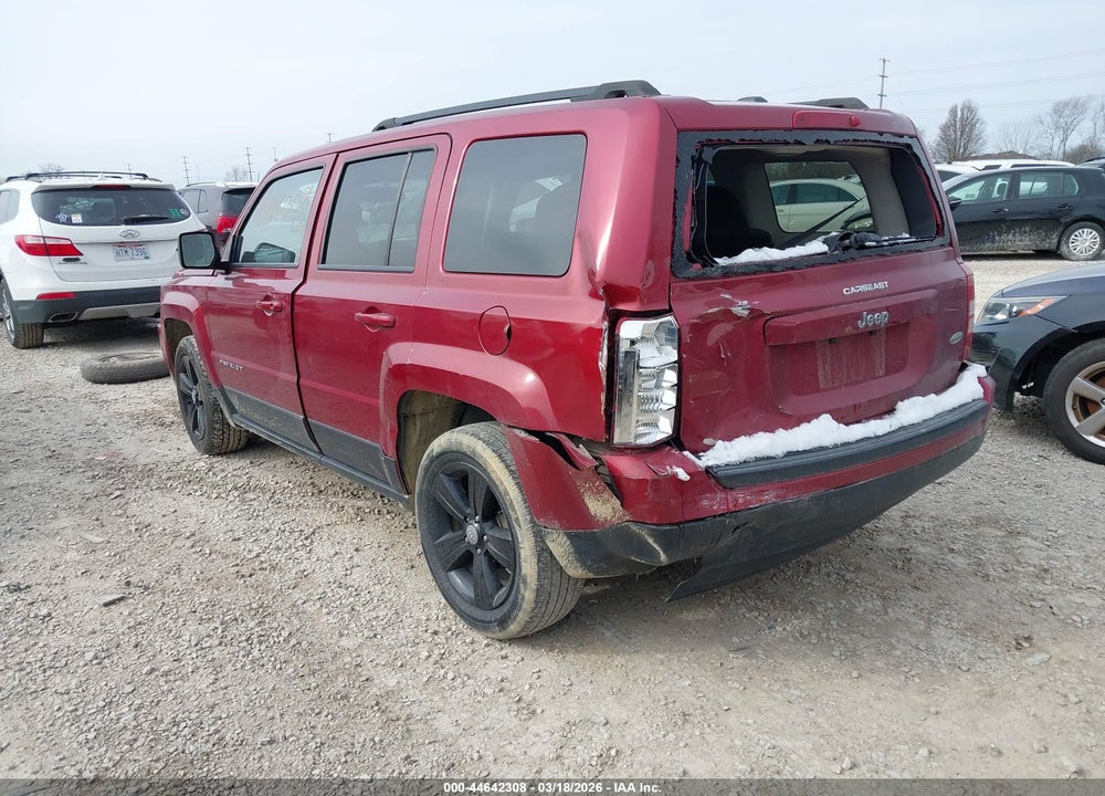 2017 JEEP PATRIOT LATITUDE FWD VIN: 1C4NJPFBXHD184601