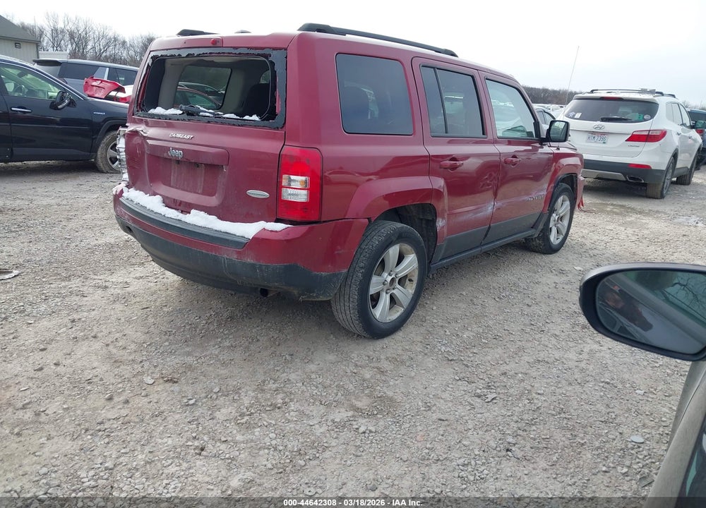 2017 JEEP PATRIOT LATITUDE FWD VIN: 1C4NJPFBXHD184601