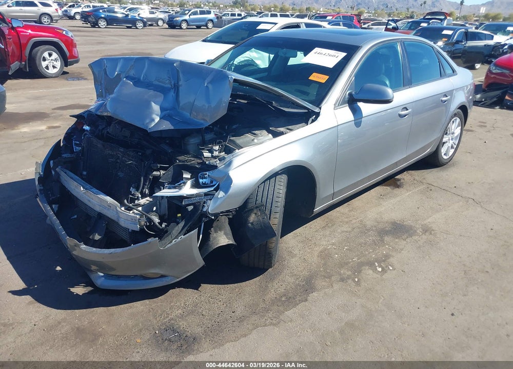 2010 AUDI A4 2.0T PREMIUM VIN: WAUBFAFL4AN038654