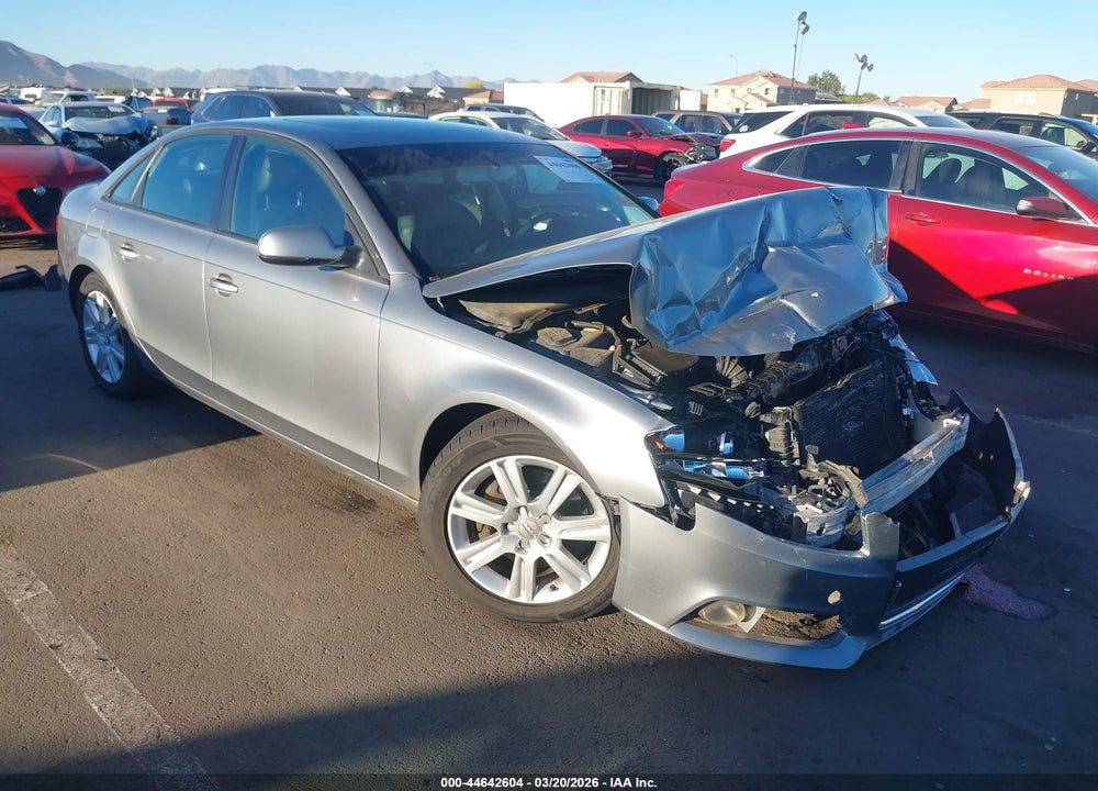 2010 AUDI A4 2.0T PREMIUM VIN: WAUBFAFL4AN038654