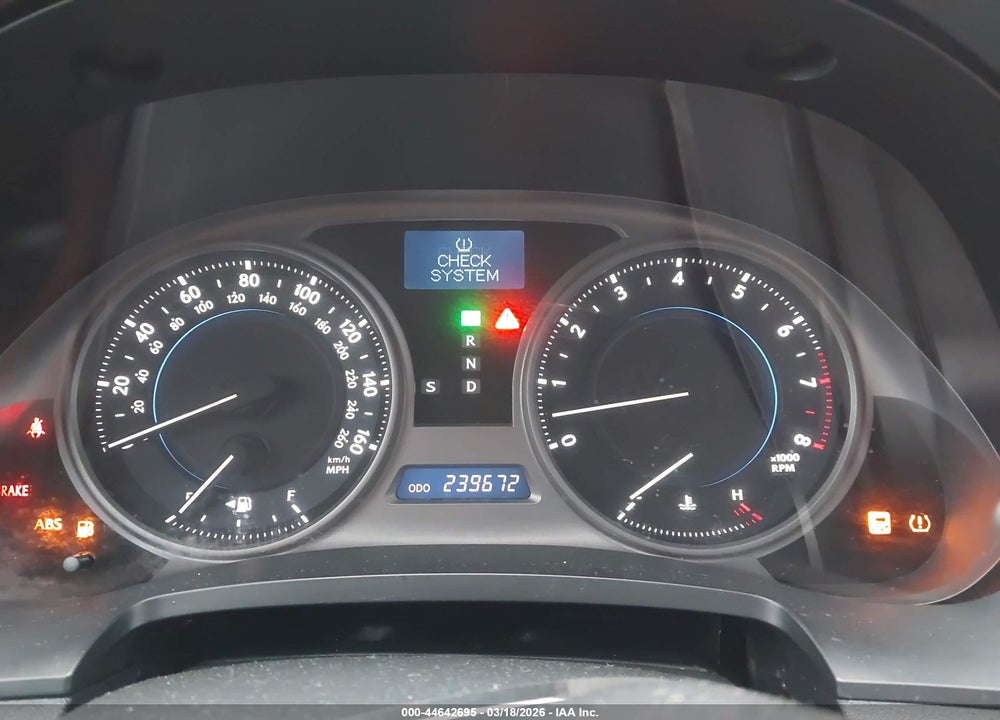 2009 LEXUS IS 250 VIN: JTHCK262895033600