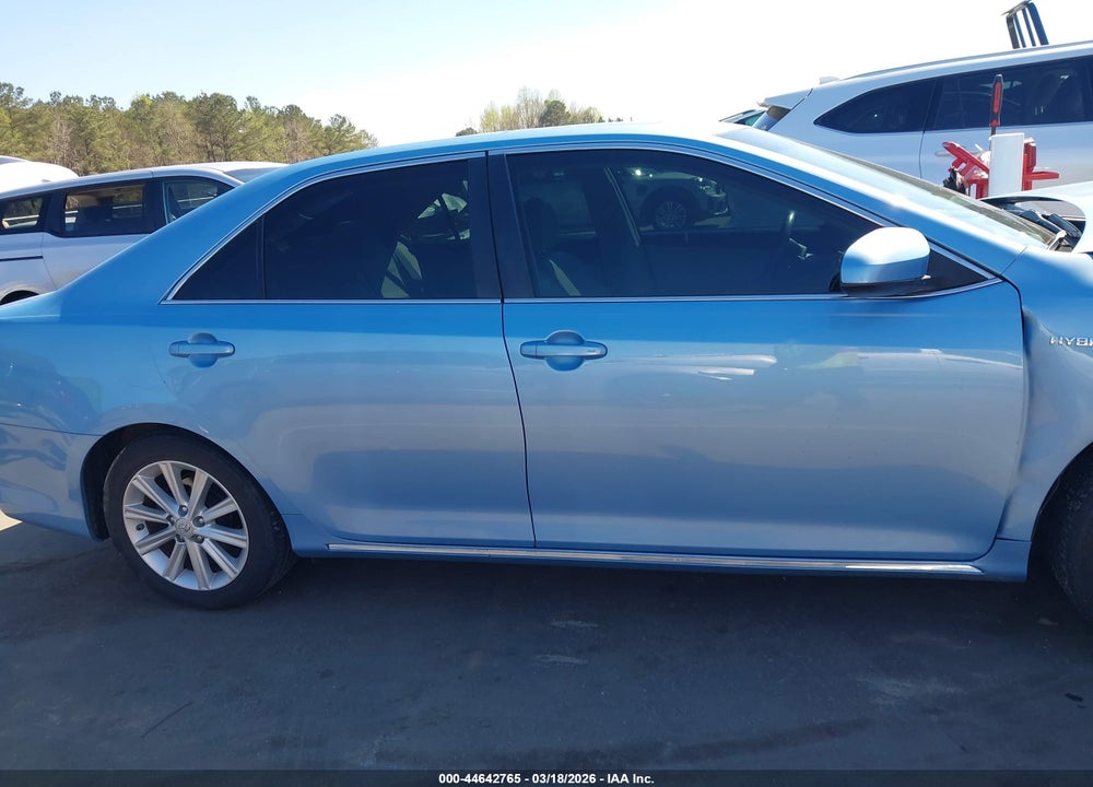 2012 TOYOTA CAMRY HYBRID XLE VIN: 4T1BD1FKXCU004304
