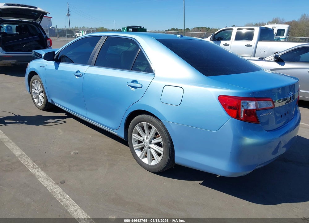 2012 TOYOTA CAMRY HYBRID XLE VIN: 4T1BD1FKXCU004304
