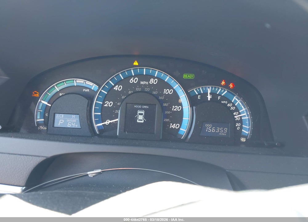 2012 TOYOTA CAMRY HYBRID XLE VIN: 4T1BD1FKXCU004304