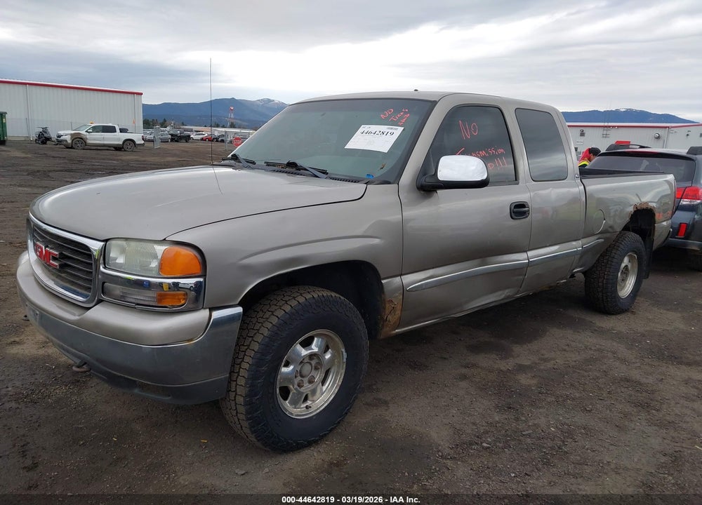 2002 GMC SIERRA 1500 SLE VIN: 1GTEK19T72E299768