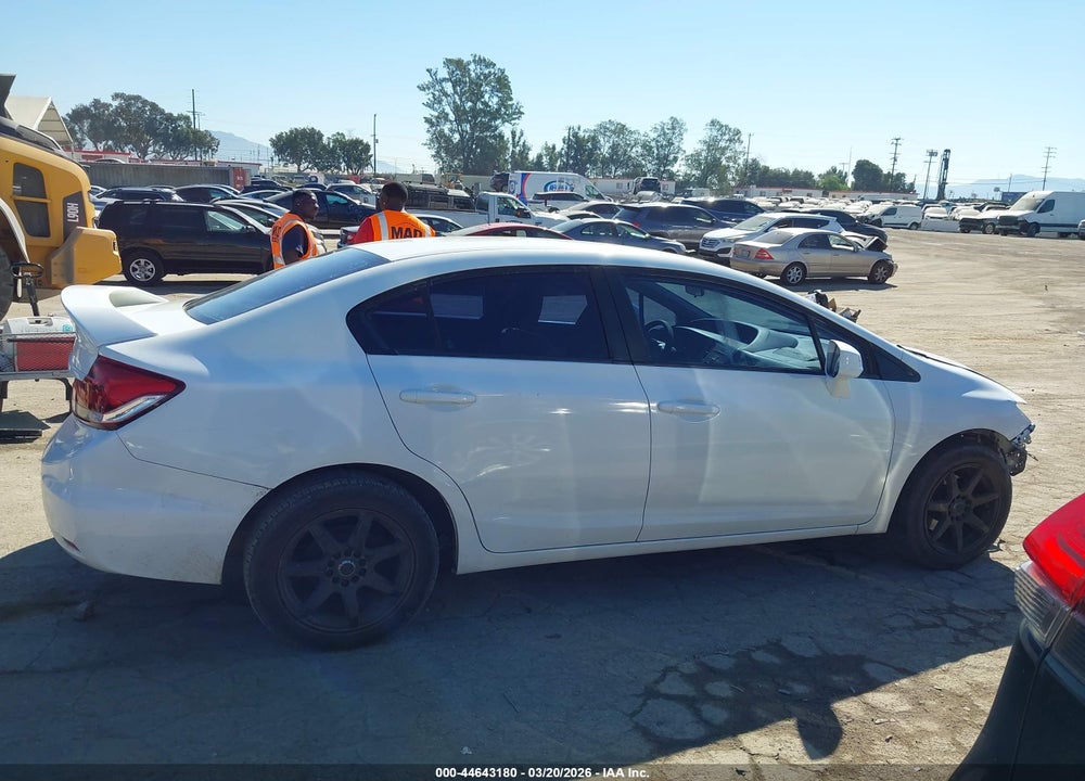 2013 HONDA CIVIC LX VIN: 19XFB2F50DE260236