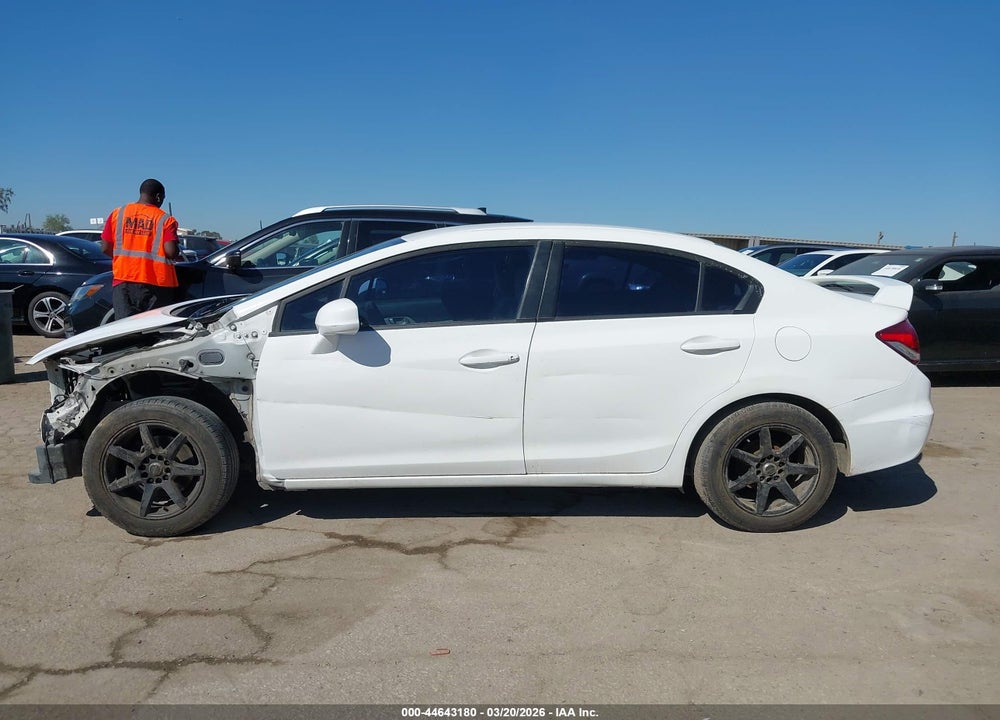 2013 HONDA CIVIC LX VIN: 19XFB2F50DE260236
