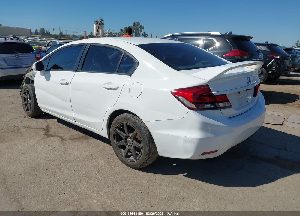 2013 HONDA CIVIC LX VIN: 19XFB2F50DE260236