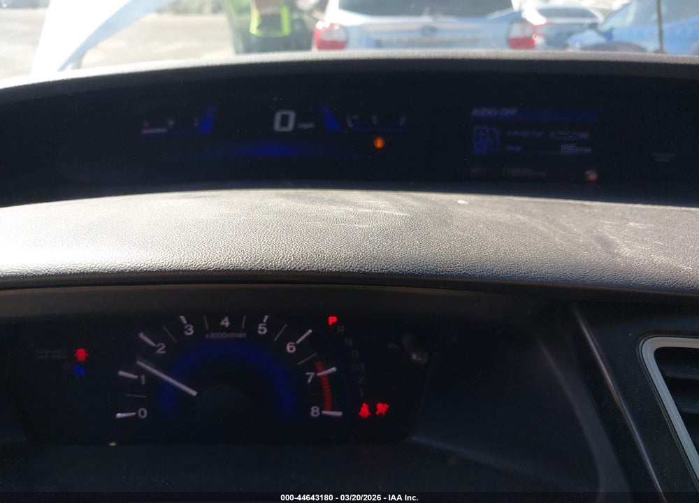 2013 HONDA CIVIC LX VIN: 19XFB2F50DE260236