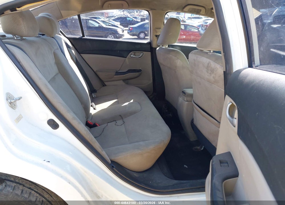 2013 HONDA CIVIC LX VIN: 19XFB2F50DE260236