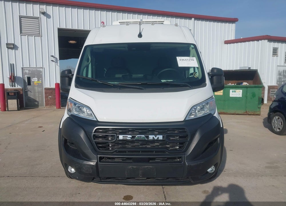 2023 RAM PROMASTER 2500 HIGH ROOF 136 WB VIN: 3C6LRVCG6PE570053