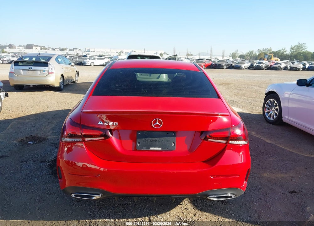2020 MERCEDES-BENZ A 220 VIN: W1K3G4EB1LW045983