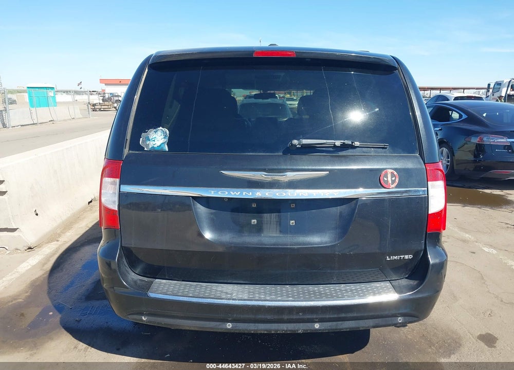2011 CHRYSLER TOWN & COUNTRY LIMITED VIN: 2A4RR6DG1BR613044