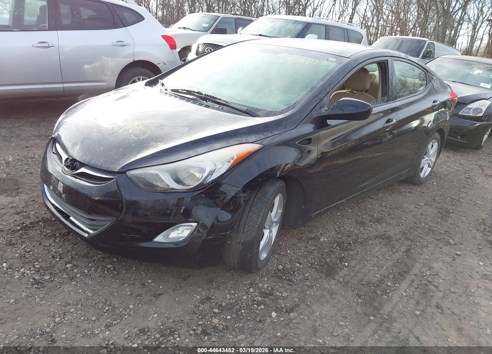 2013 HYUNDAI ELANTRA GLS VIN: 5NPDH4AE7DH450636