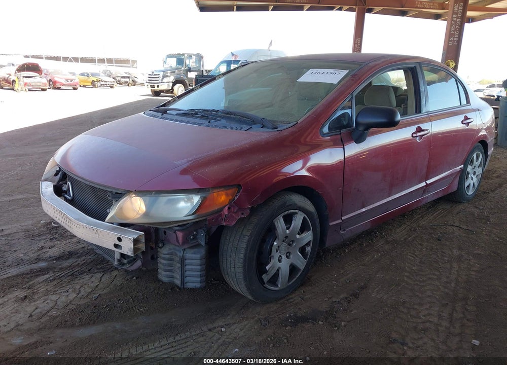 2008 HONDA CIVIC LX VIN: JHMFA16568S002382