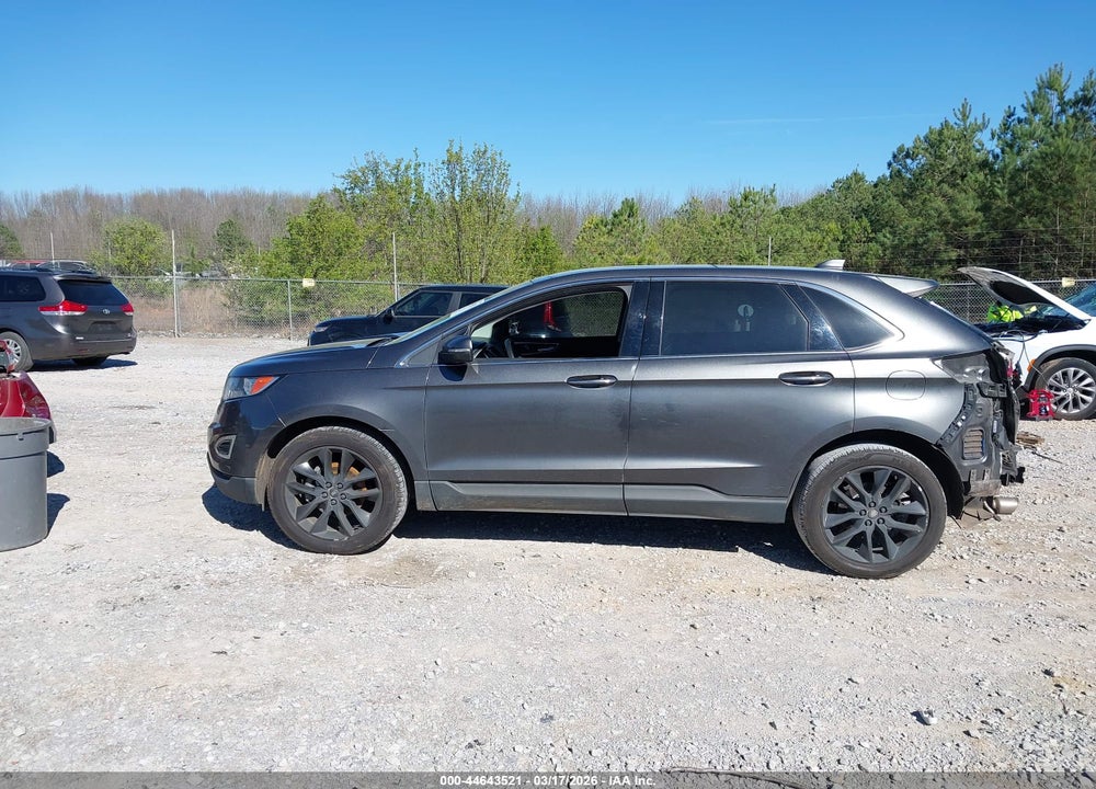 2017 FORD EDGE TITANIUM VIN: 2FMPK3K90HBB25348