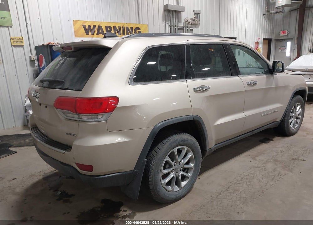 2015 JEEP GRAND CHEROKEE LIMITED VIN: 1C4RJFBGXFC604163