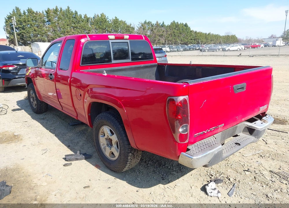 2007 GMC CANYON SLE1 VIN: 1GTDT19E278147140