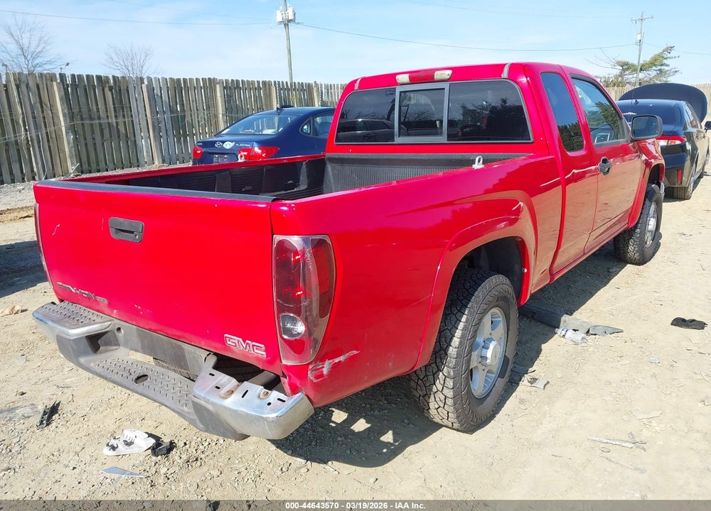2007 GMC CANYON SLE1 VIN: 1GTDT19E278147140