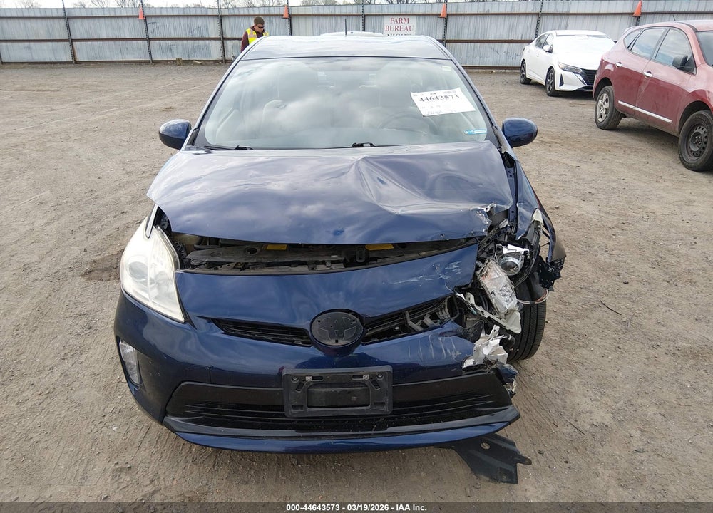 2013 TOYOTA PRIUS THREE VIN: JTDKN3DU4D1708857