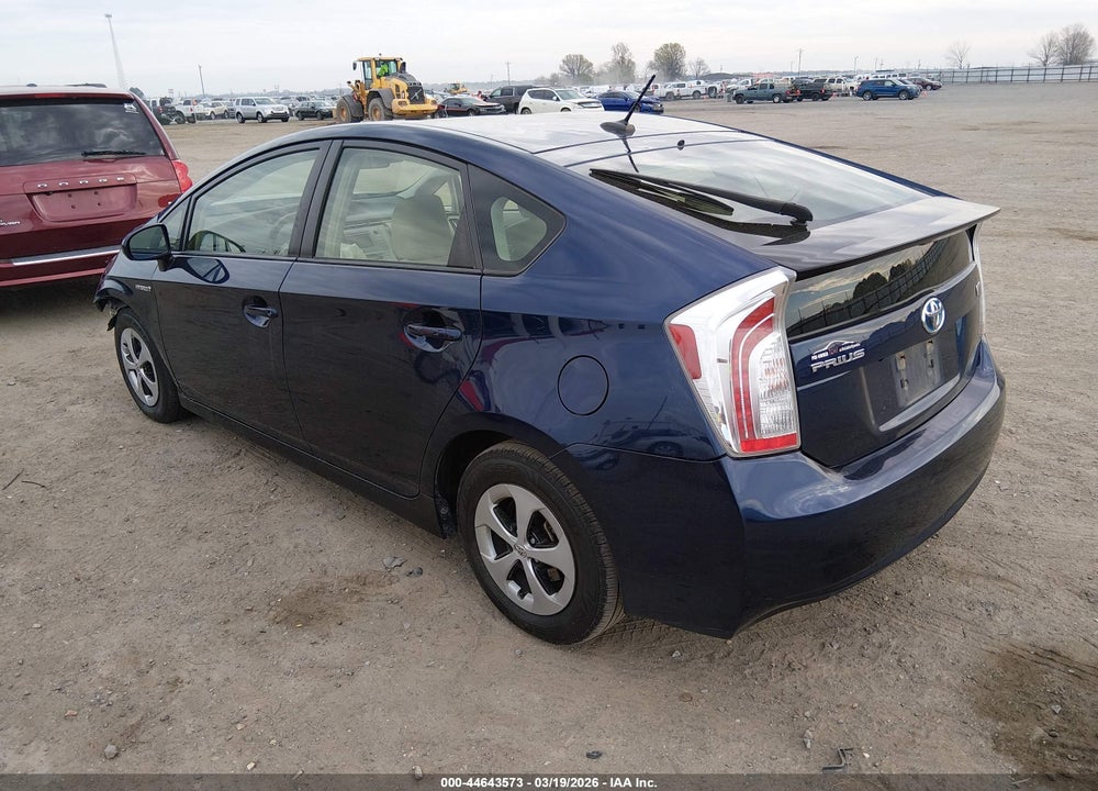 2013 TOYOTA PRIUS THREE VIN: JTDKN3DU4D1708857
