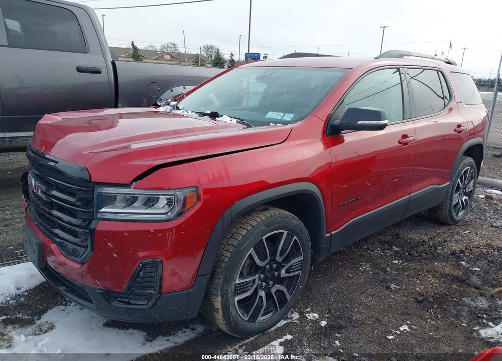 2021 GMC ACADIA AWD SLE VIN: 1GKKNRLS4MZ116707