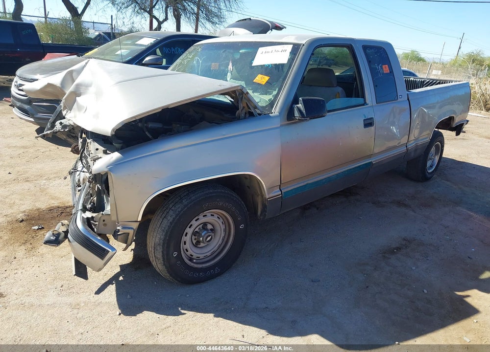 1998 GMC SIERRA 1500 SL WIDESIDE VIN: 1GTEC19M7WE533144