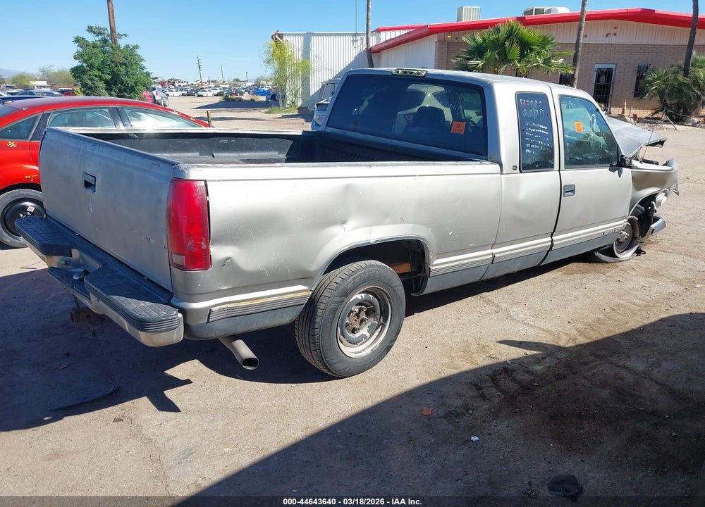 1998 GMC SIERRA 1500 SL WIDESIDE VIN: 1GTEC19M7WE533144