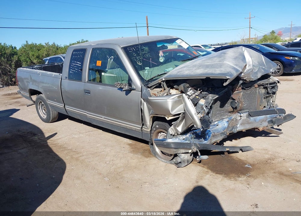 1998 GMC SIERRA 1500 SL WIDESIDE VIN: 1GTEC19M7WE533144