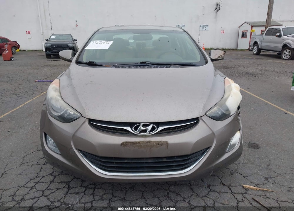 2012 HYUNDAI ELANTRA GLS VIN: 5NPDH4AE1CH136012