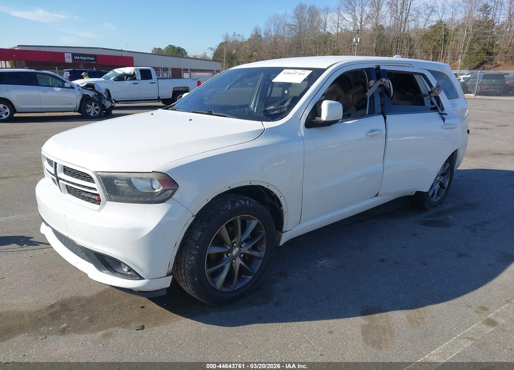 2017 DODGE DURANGO GT RWD VIN: 1C4RDHDG8HC724157