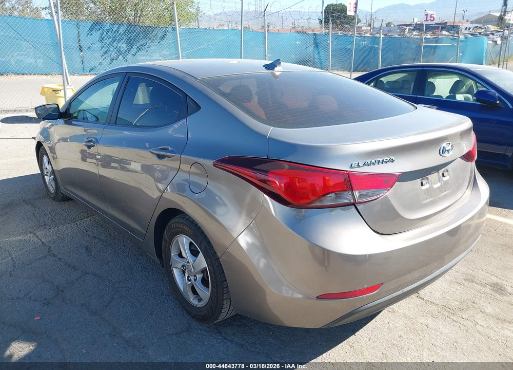 2014 HYUNDAI ELANTRA SE VIN: 5NPDH4AE0EH533634