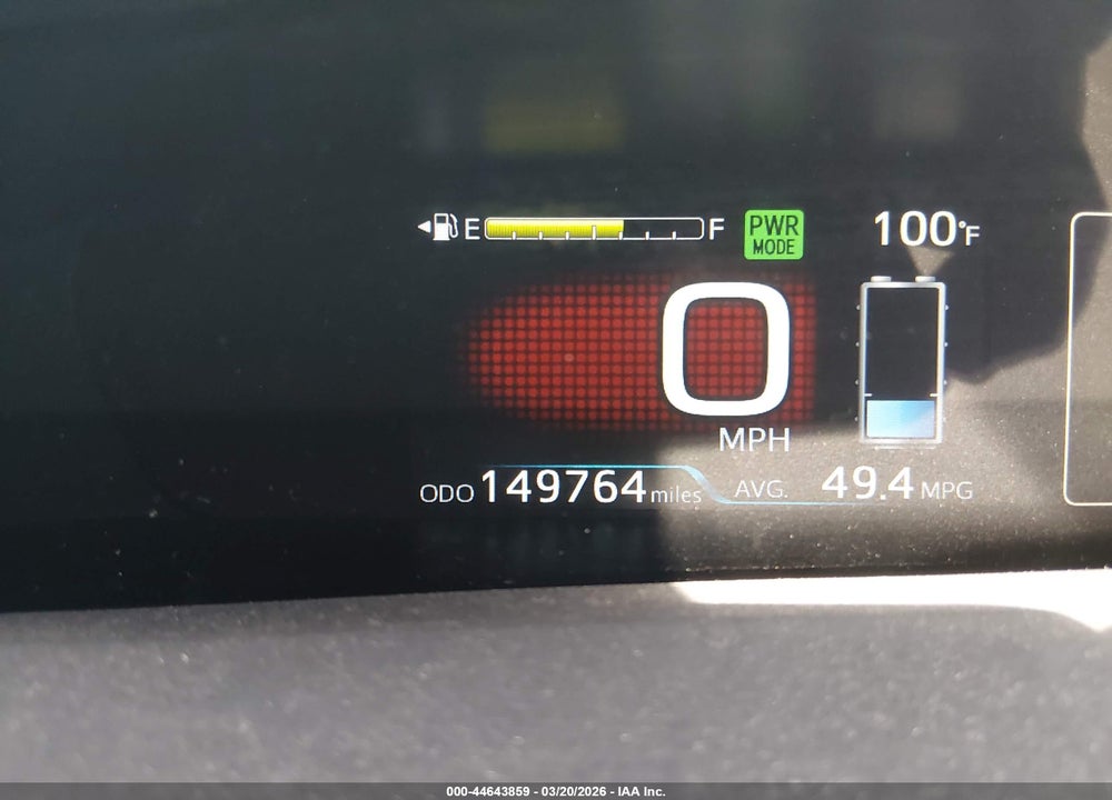 2020 TOYOTA PRIUS PRIME LIMITED VIN: JTDKARFP2L3154078