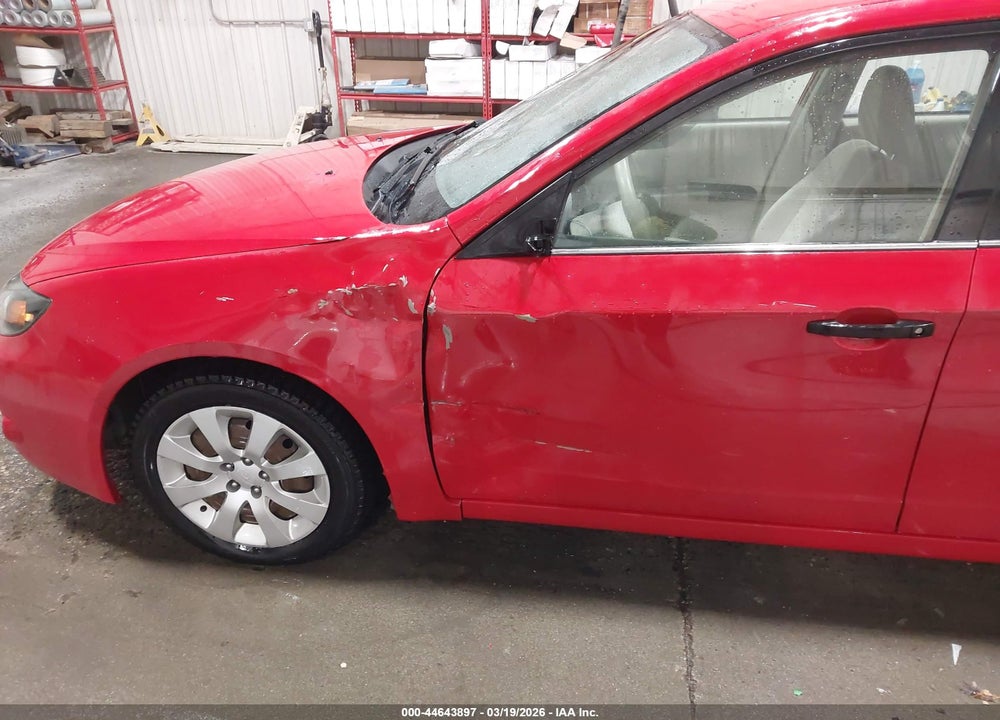 2008 SUBARU IMPREZA 2.5I VIN: JF1GE61618H505781