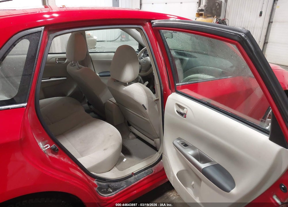 2008 SUBARU IMPREZA 2.5I VIN: JF1GE61618H505781