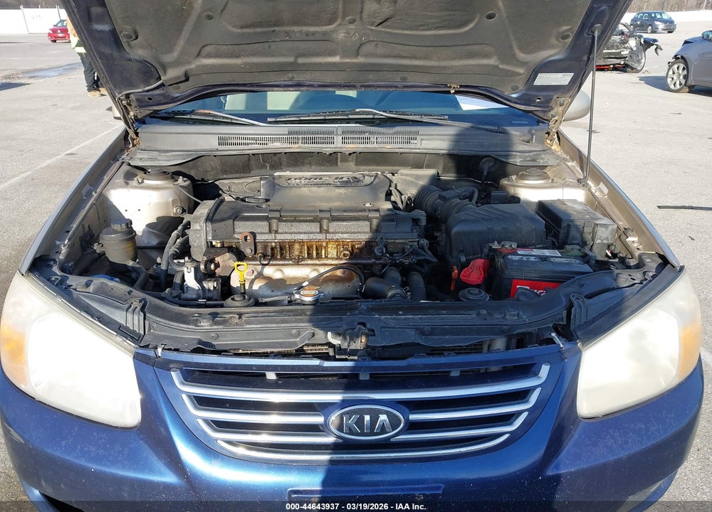 2008 KIA SPECTRA EX VIN: KNAFE121085553072