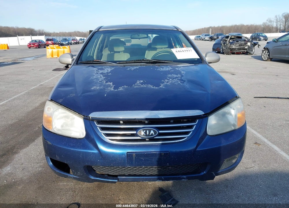 2008 KIA SPECTRA EX VIN: KNAFE121085553072