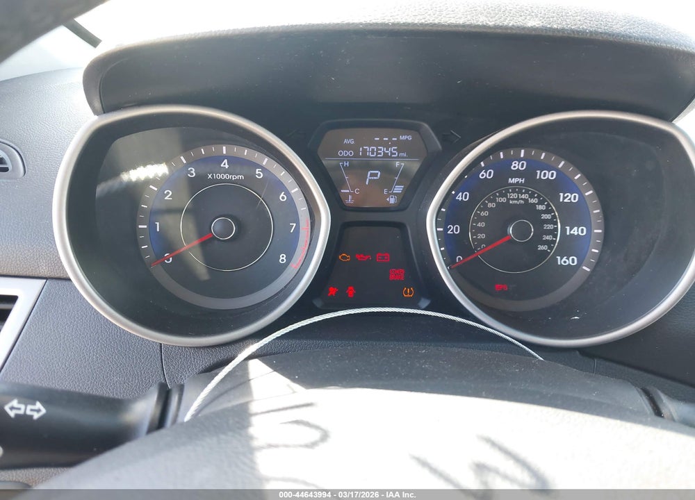 2012 HYUNDAI ELANTRA LIMITED (ULSAN PLANT) VIN: KMHDH4AE7CU242322