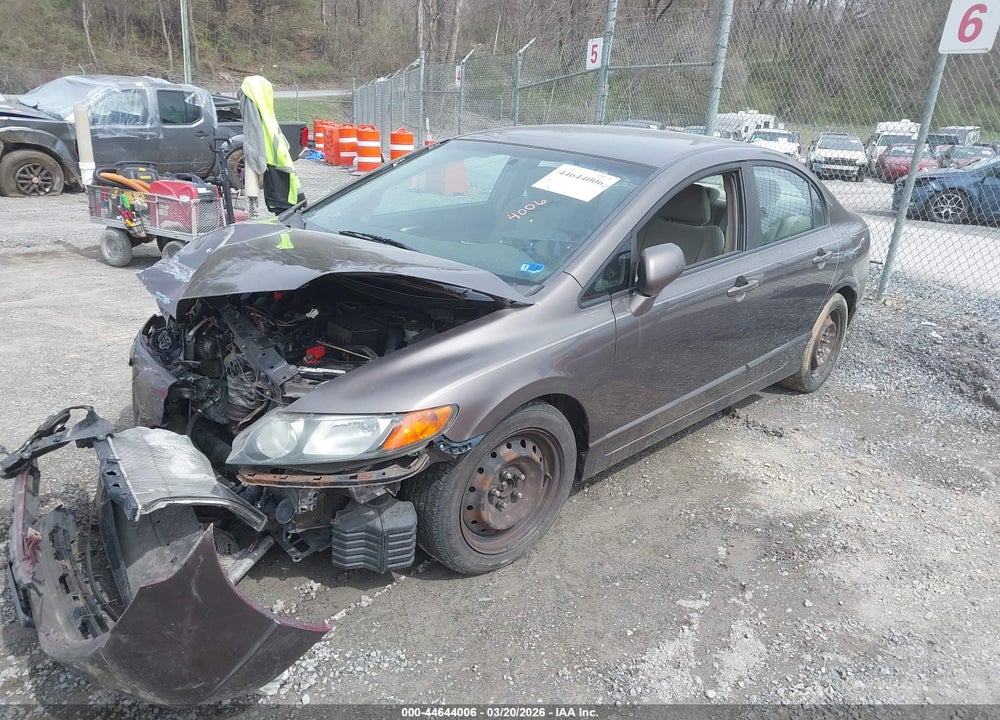 2011 HONDA CIVIC LX VIN: 19XFA1F51BE025094