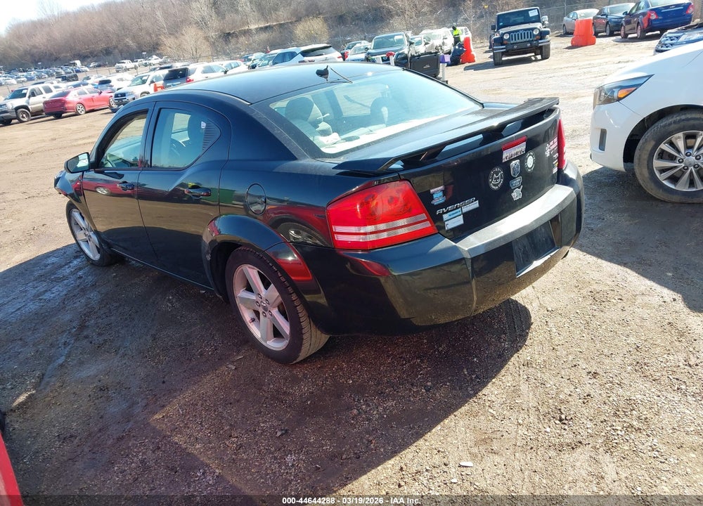 2008 DODGE AVENGER SXT VIN: 1B3LC56R78N221389